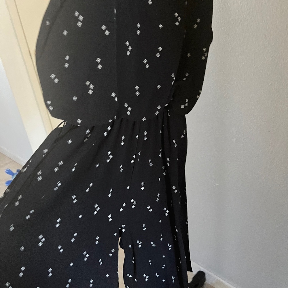Crop Black and White jumpsuit